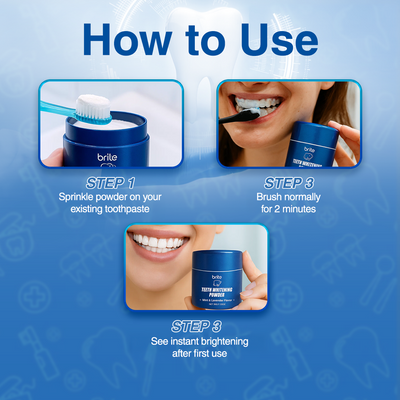 BRITE™ Peroxide-Free Whitening Powder – Zero Sensitivity, Instant Results
